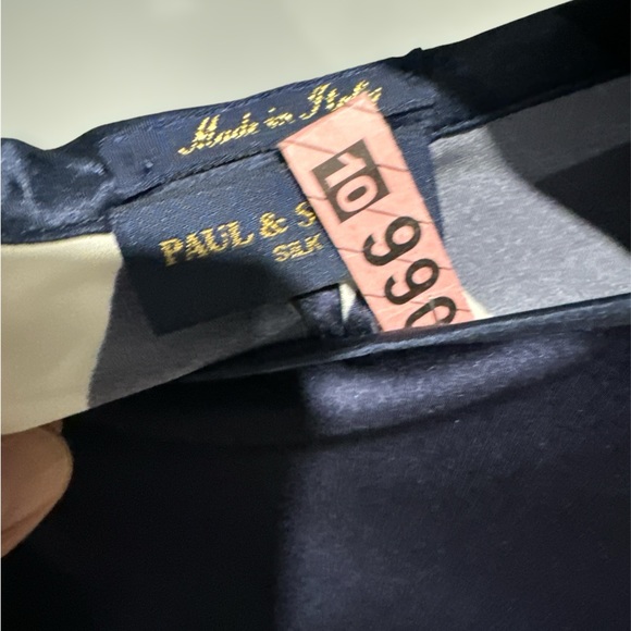 Paul and shark silk blouse bat sleeves with buttons - Picture 3 of 3